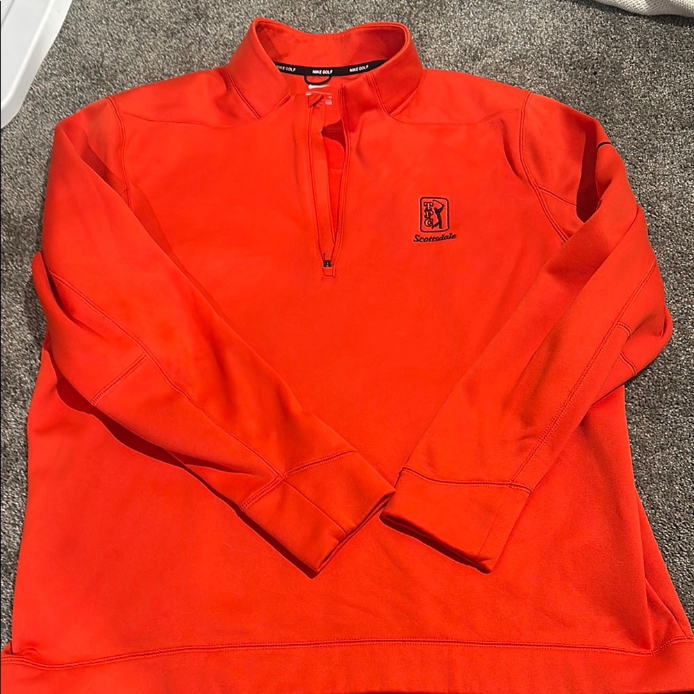Nike golf Men’s XL Red TPC Scottsdale Quarter-Zip Pullover